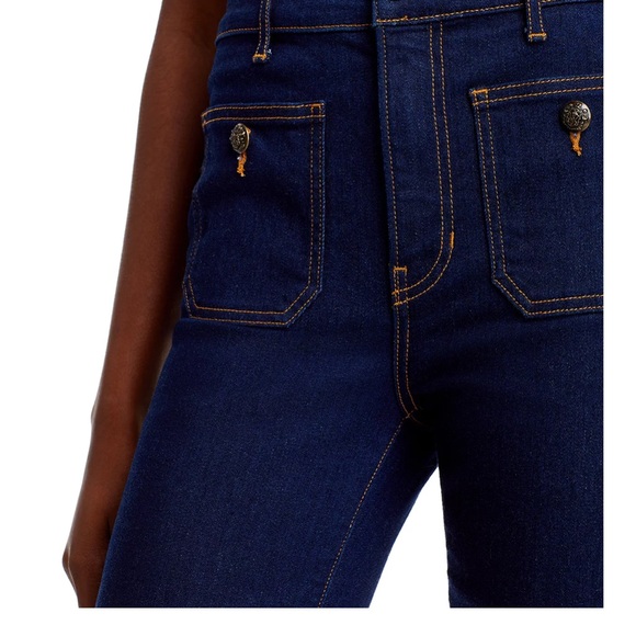 Veronica Beard Carson w/patch pkts Oxford 26 - Picture 7 of 9